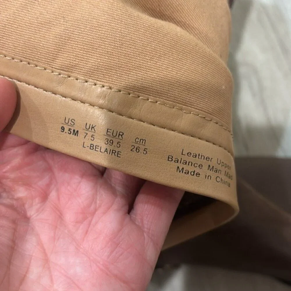 Franco Sarto Brown Leather Knee-High Boots  9.5